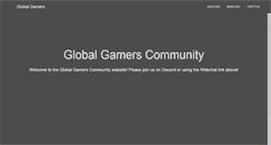 Desktop Screenshot of globalgamers.net