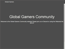 Tablet Screenshot of globalgamers.net